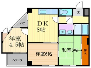 シェモア19の物件間取画像